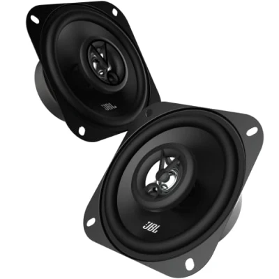 Abbildung von JBL Stage1 41F 2 Wege Auto Lautsprecher Set von Harman Kardon 125 Watt KFZ Boxen 25 RMS stück Car HiFi Box groß 10cm 100mm 4 Zoll, Schwarz