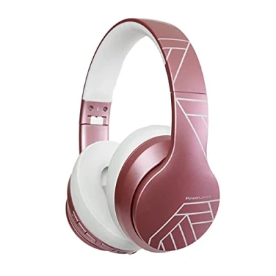 Abbildung von PowerLocus P6 Bluetooth Kopfhörer Over Ear, Ear Kabellos mit Super Bass, 40Std. Spielzeit,Mikrofon,Voice Assistant, Passiv Noise Cancelling für iPhone,Samsung,iPad,PC,Laptop,TV