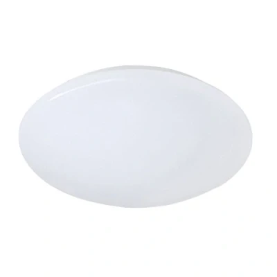 Abbildung von Reality Leuchten LED Deckenleuchte, 12 W, Kunstoff, Durchmesser 27 cm, weiß R62601201 [Energieklasse A+], Schirm weiß, Ø:27cm