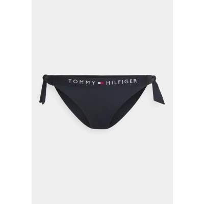 Abbildung von Tommy Hilfiger SIDE TIE Cheeky Bikinihose, Damen, Größe: Large, Desert sky