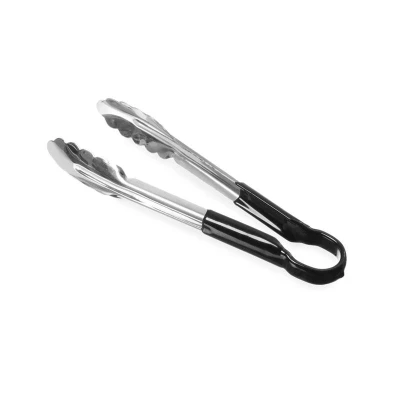 Abbildung von HENDI Servierzange 30 cm Edelstahl PVC Kunststoff Griff grün, Gastro Allweckzange Salatzange