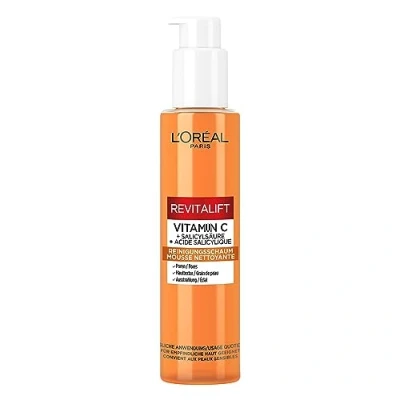 Abbildung von L&#039;Oréal Paris Vitamin C Reinigungsschaum Für gereinigte und frische Haut, Mit Salicylsäure, Sichtbare Ergebnisse ab der ersten Anwendung, alle Hauttypen, Revitalift Clinical, 150 ml