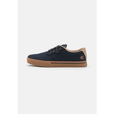 Abbildung von Etnies Jameson ECO Skateschuh, Herren, Größe: 45, Navy/gold Textil