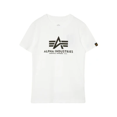 Abbildung von Alpha Industries Tshirt print für Kinder, Größe: 176, White