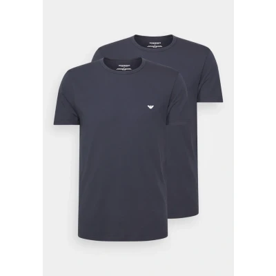 Abbildung von Emporio Armani CREW NECK 2 PACK Unterhemd/shirt, Herren, Größe: Large, Marine