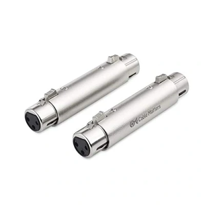 Abbildung von Cable Matters 2er Pack XLR auf Gender Changer Adapter Buchse