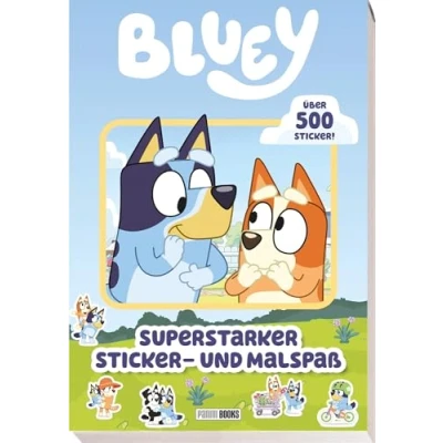 Abbildung von Bluey: Superstarker Sticker und Malspaß: Malblock