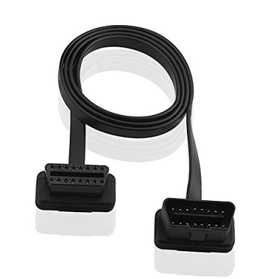 Abbildung von SIENOC OBD II OBD2 16Pin Stecker Verlängerung Kabel auf Buchse Verlängerungskabel Diagnostic Extender 95cm (1PC)