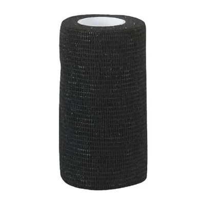 Abbildung von Kerbl EquiLastic selbsthaftende Bandage, 7.5 cm breit, schwarz