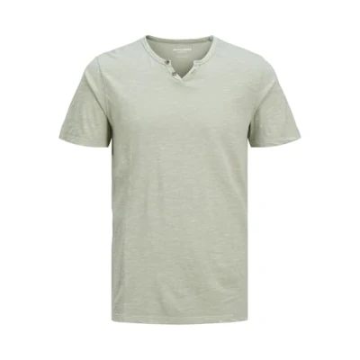 Abbildung von Jack &amp; Jones Jjesplit NECK SS NOOS Tshirt basic, Herren, Größe: XL, Iceberg green