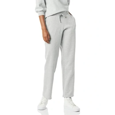 Abbildung von Amazon Essentials Damen Jogginghose aus Fleece mit geradem Bein (in großen Größen erhältlich), Grau Meliert, L