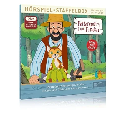 Abbildung von Pettersson und Findus: mp3 Staffelbox 3. 4. Staffel Die Original Hörspiele zur TV Serie [mp3 CD mit allen 26 Folgen der Staffel]