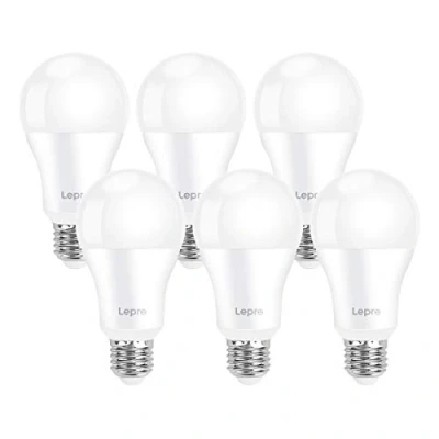 Abbildung von Lepro 13.5W E27 LED Warmweiss, ersetzt 100W Halogenlampe, 1521 Lumen Glühbirne E27, 2700K Warmweiß A60 Birne, 200 Energiesparlampe, Nicht Dimmbar, 6 Stück [Energieklasse E]