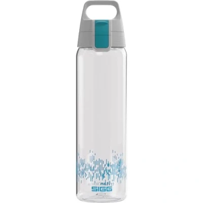Abbildung von SIGG Total Clear ONE MyPlanet™ Aqua Trinkflasche (0.75 L), BPA freie und auslaufsichere Trinkflasche, bruchfeste Sport aus Tritan mit Fruchtfilter