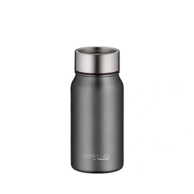 Abbildung von TC DRINKING MUG 0,35l, stone grey, Thermobecher aus Edelstahl, 8h heiß / 16h kalt, absolut dicht für Uni, Büro, by THERMOS, Kaffeebecher, zerlegbarer Verschluss, Spülmaschine, Thermosbecher