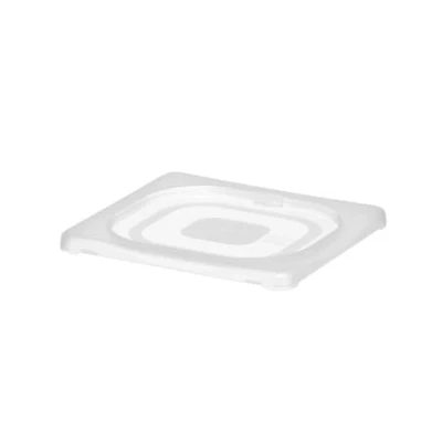 Abbildung von HENDI Gastronorm Deckel, Temperaturbeständig von 40 bis 80C, Passend allen Polypropylen Gastronombehältern, inkl. HACCP Aufbewahrungsbehältern, Polypropylen, GN 1/6, 176x162mm, Transparent