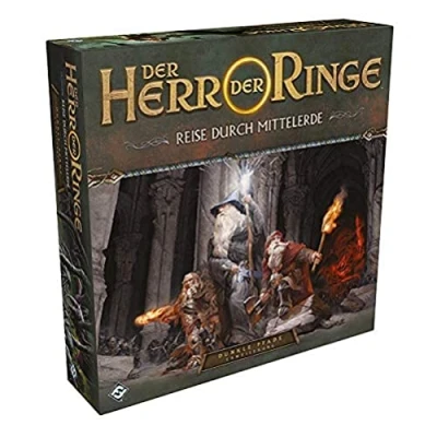 Abbildung von Fantasy Flight Games, der Herr Ringe: Reise durch Mittelerde Dunkle Pfade, Erweiterung, Expertenspiel, Dungeon Crawler, 1 5 Spieler, Ab 14+ Jahren, 60+ Minuten, Deutsch