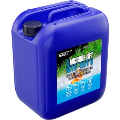 Abbildung von Starterbakterien Aquarium ARKA Nite Out II 5000 ml ideal bei Neustart, Wasserwechsel &amp; Fischbesatz reduziert Ammonium Nitrit schnell biologisch, sofort aktiv sicher für alle Fische