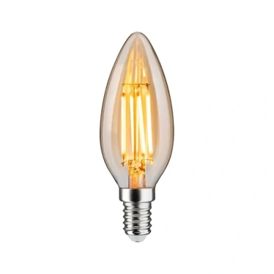 Abbildung von Paulmann 29191 1879 Filament 230V 3 Step Dim LED Kerze E14 450lm 4,9W 1800K dimmbar Gold Leuchtmittel