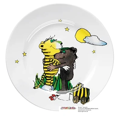Abbildung von WMF Janosch Kindergeschirr Kinderteller 19 cm, Porzellan, spülmaschinengeeignet, farb und lebensmittelecht