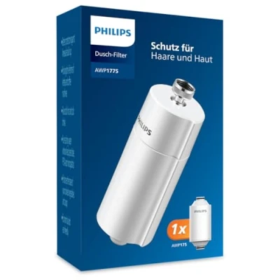 Abbildung von Philips Water Inline Duschfilter Reduziert Chlor um bis zu 99 Prozent, Geeignet für alle Duschschläuche und Wasserhähne