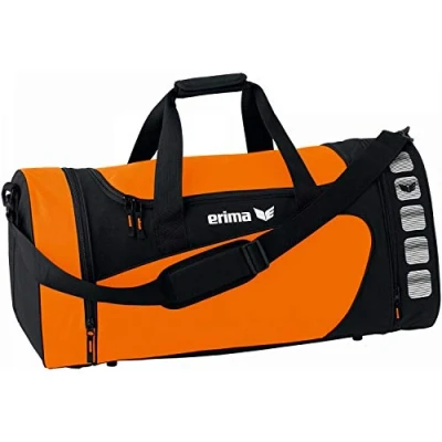 Abbildung von erima Sporttasche, orange/schwarz, M, 49.5 Liter, 723363