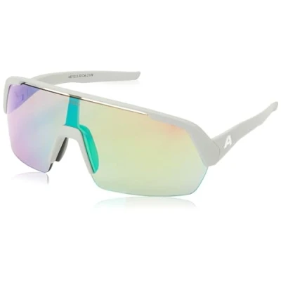 Abbildung von ALPINA TURBO HR Wasserabweisende und Beschlagfreie Sport &amp; Fahrradbrille Mit 100% UV Schutz Für Erwachsene, smoke grey matt, One Size