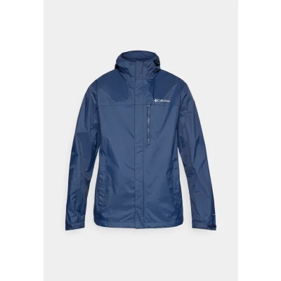 Abbildung von Columbia Herren Pouring Adventure Jacket Wasserdichte Regenjacke, Collegiate Navy, XXL EU
