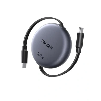 Abbildung von UGREEN USB C Kabel 100W 1 M Ladekabel Schnellladekabel einziehbar PD 3.0 PPS auf für iPhone 16 8 Serie, MacBook Pro/Air, iPad Pro, Galaxy S25, Pixel 9, Steam Deck, usw