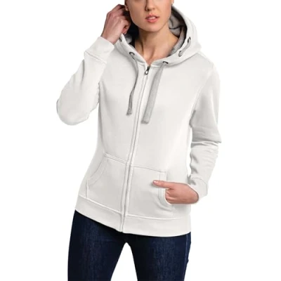 Abbildung von HRM Damen Jas F hoodie, Offwhite, L EU