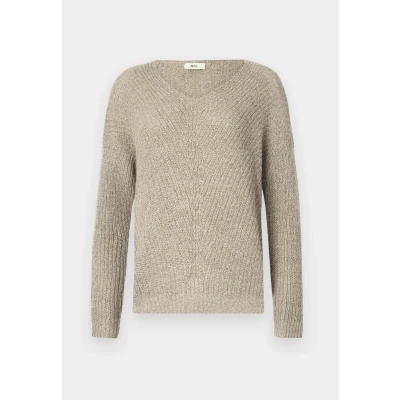 Abbildung von JDY NEW Megan LS NOOS Strickpullover, Damen, Größe: Small, Beige
