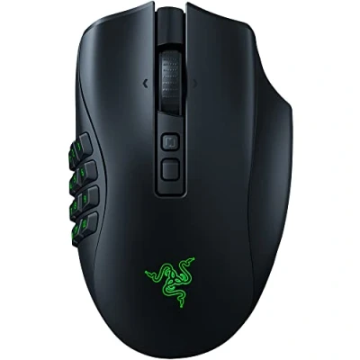 Abbildung von Razer Naga V2 Pro Kabellose MMO Gaming Maus (HyperScroll Rad, Anpassungsfähigkeit und Kontrolle, HyperSpeed Wireless, Focus 30K Optischer Sensor, Optische Mouse Switches Gen 3) Schwarz