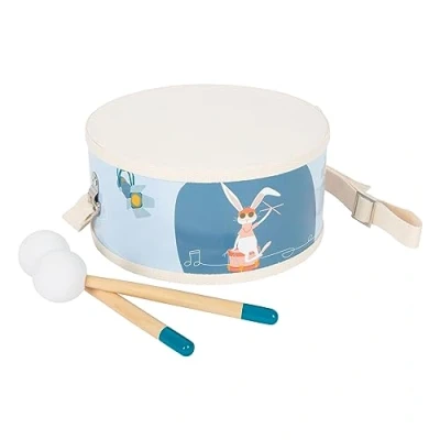 Abbildung von small foot Trommel &quot;Groovy Beats&quot; für Kinder, mit verstellbarem Gurt, musikalische Früherziehung, ab 3 Jahren, 12250