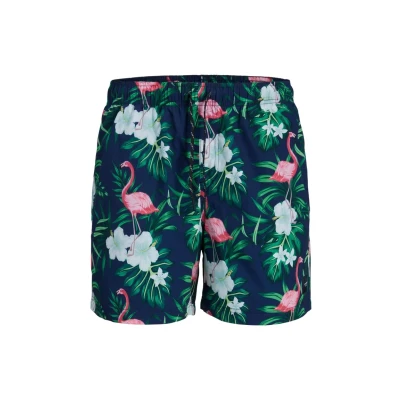 Abbildung von Jack &amp; Jones Stmaui SWIM Novelty Badeshorts, Herren, Größe: Small, Navy blazer