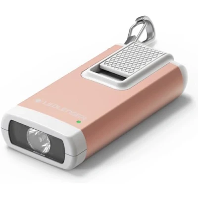 Abbildung von Ledlenser K6R Schlüsselbundleuchte, 400 Lumen, wiederaufladbar, mit USB A Schnittstelle, Rotlicht (Gold)
