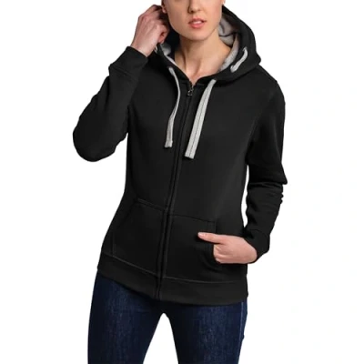 Abbildung von HRM Damen Jas F hoodie, Schwarz, M EU