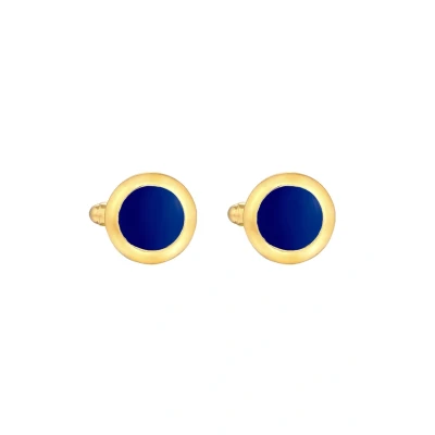 Abbildung von Kuzzoi Cufflinks Elegant Vivid Manschettenknopf goldcoloured, Herren, Größe: One Size, Gold coloured
