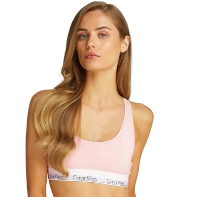 Abbildung von Calvin Klein Damen BH Bralette Unlined Sport, Rosa (Buff Pink), XL