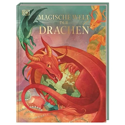 Abbildung von Magische Welt der Drachen: Kindersachbuch mit wunderschönen, von Hand illustrierten Szenen. Für Kinder ab 7 Jahren