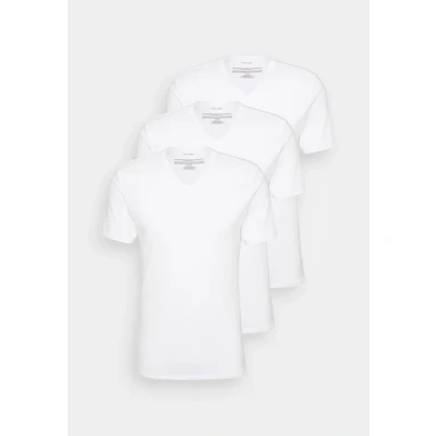 Abbildung von Calvin Klein Underwear V NECK 3 PACK Unterhemd/shirt, Herren, Größe: XXL, White