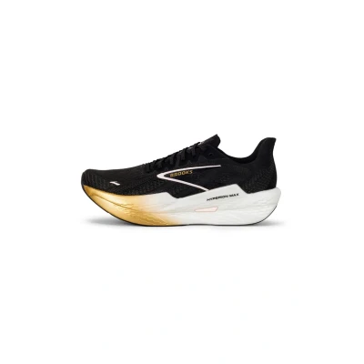 Abbildung von Brooks Hyperion MAX 2 Laufschuh Straße, Damen, Größe: 38.5, Black gold pink Schuhe