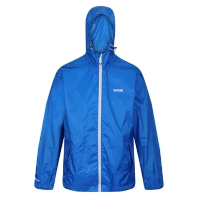 Abbildung von Regatta Pack It III wasserdichte und atmungsaktive Shell Jacke mit Kapuze Taschen