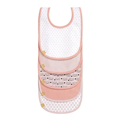 Abbildung von LÄSSIG Baby Kleinkind Lätzchen Set (5 Stk.) Klettverschluss Baumwolle wasserdicht/Value Pack Bib Little Chums Mouse