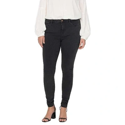 Abbildung von ONLY CARMAKOMA Damen CARTHUNDER REG DNM PIM367 NOOS Skinny fit Jeans, Dark Grey Denim, 44W x 32L