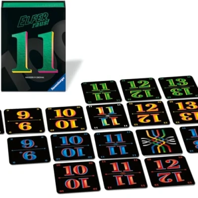 Abbildung von Ravensburger 23020 Elfer Raus! 100 Jahre Jubiläumsedition Kartenspiel, ab 7 Jahren, Spiel für Kinder, Erwachsene und Familien, 2 6 Spieler