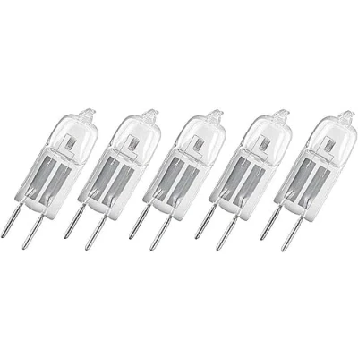 Abbildung von Osram 5er Pack Halostar Starlite 64425 S 20 Watt 12 Volt G4 warmweiß 2800 Kelvin Halogen Stiftsockellampe dimmbar 300 Lumen