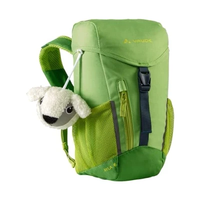 Abbildung von VAUDE Kinderrucksack Ayla für Mädchen &amp; Jungen, komfortabler Wanderrucksack Kinder 6 L in grün, wetterfester Kindergartenrucksack mit innovativem Tragesystem reflektierenden Elementen