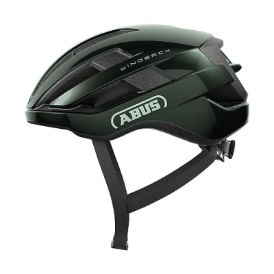 Abbildung von ABUS Rennradhelm WingBack einfacher Roadhelm für sportliches Fahren im Alltag und in der Freizeit Erwachsene Jugendliche Grün, Größe L