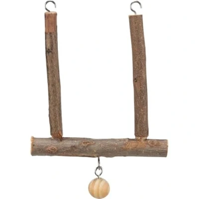 Abbildung von Trixie 5831 Natural Living Trapezschaukel mit Glocke, 12 x 15 cm