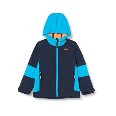 Abbildung von CMP KID Jacket FIX HOOD Unisex Softshelljacke für Kinder, Größe: 110, Blue danubio
